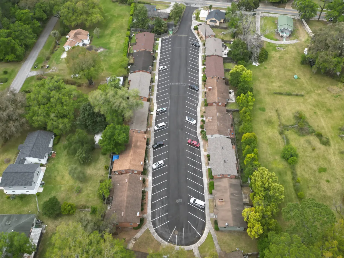 Aerial view of Parental Circle in Jacksonville, Florida, part of the Rukov LLC real estate portfolio